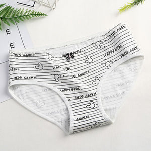 Cotton Underwear Panties Women Sexy Panties Girls Printed Briefs Lingeries Cueca Calcinhas Woman Shorts Underpants Panty Ladies