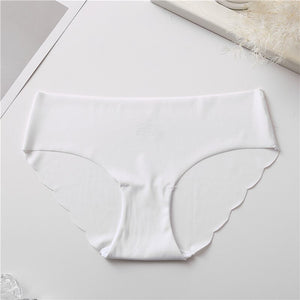 Women Panties Underwear Ultra-thin Seamless Briefs For Women's Comfort Low-Rise Ruffles Sexy Lingerie Summer Fashion Underpants