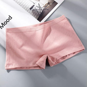 Stretch Cotton Briefs Lingerie Women Boxer shorts french panties Seamless Breathable Underwear comfortable Soft Shorts Woman